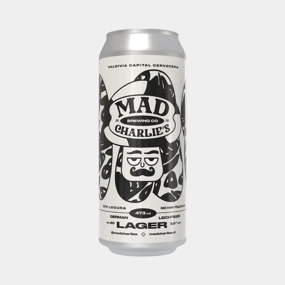 CERVEZA Mad Charlie's LAGER LATA 473cc